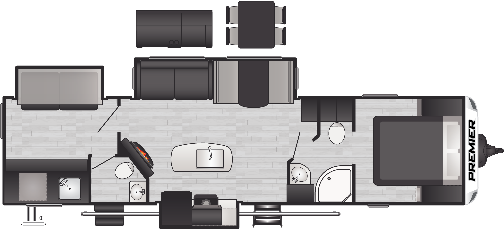 Premier 33BKPR floorplan