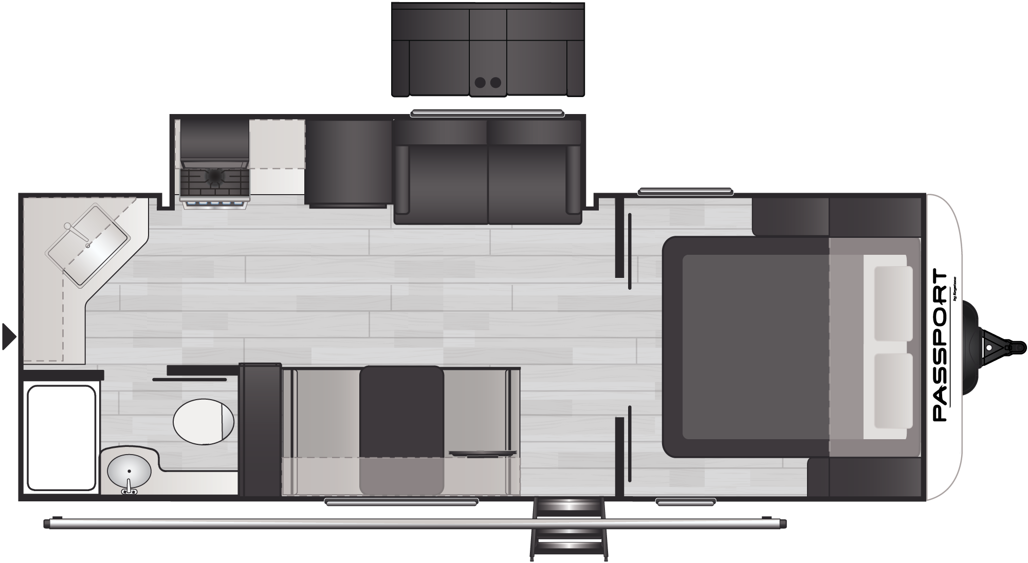 Passport Super Light 229RK floorplan