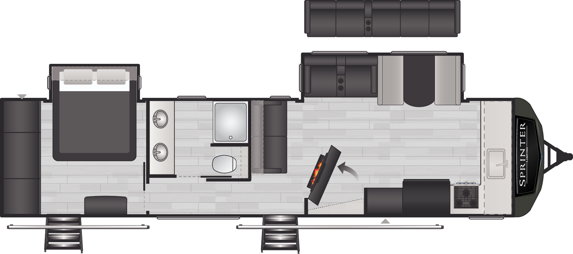 Sprinter Limited 352FKS floorplan