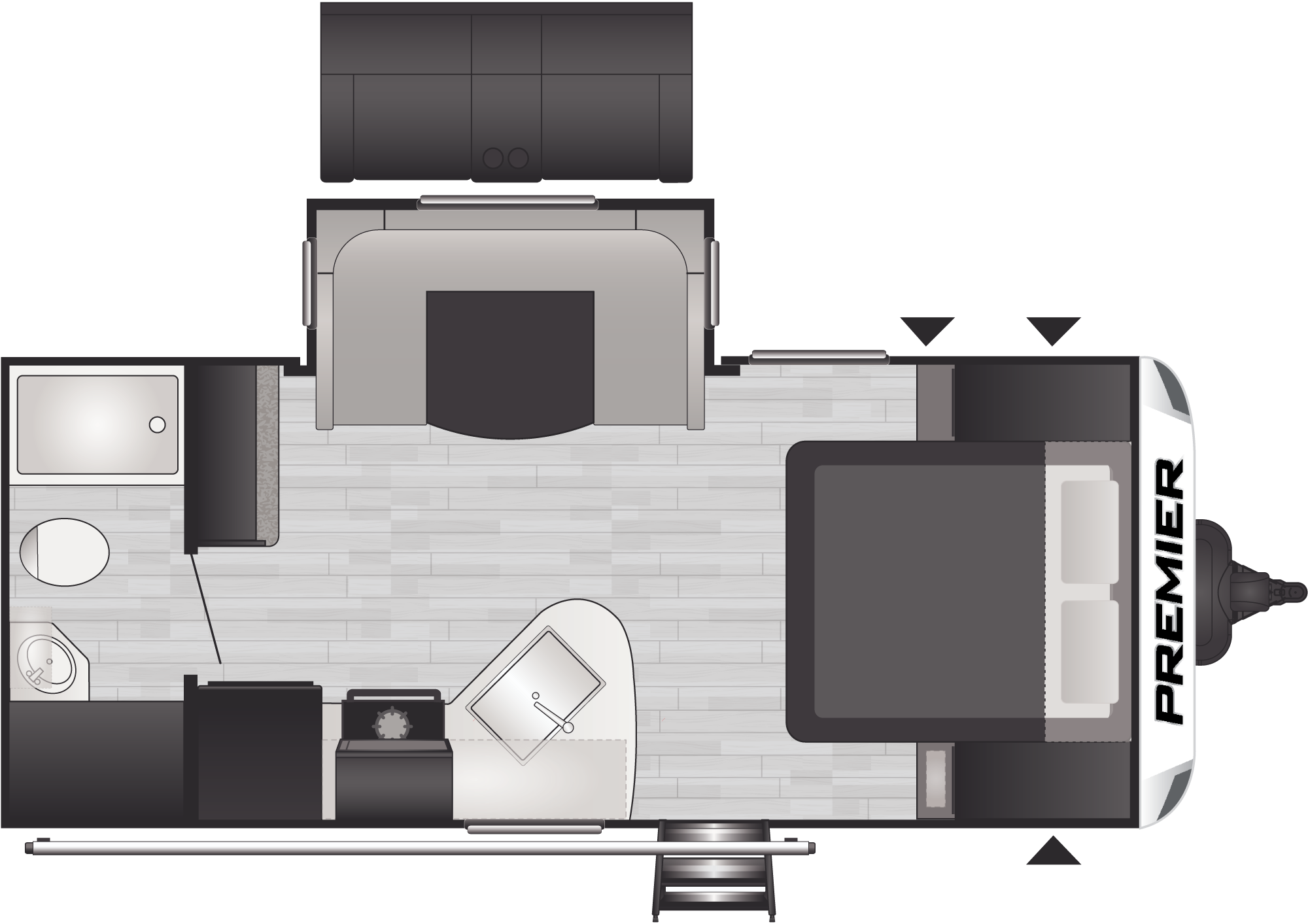 Premier 19FBPR floorplan