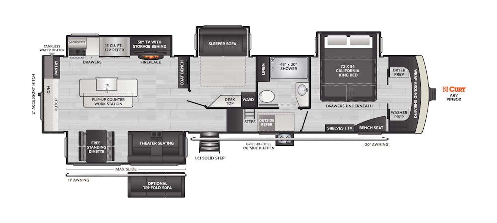 Arcadia 3550MB Floorplan