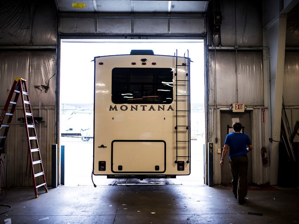 Montana fifth wheel leaving factory