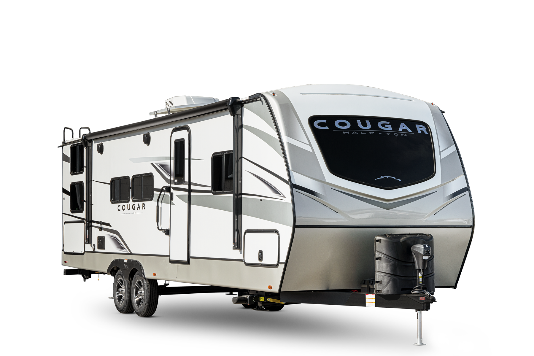 Cougar Half-Ton Luxury Travel Trailers - Model 28BHS Floorplan ...