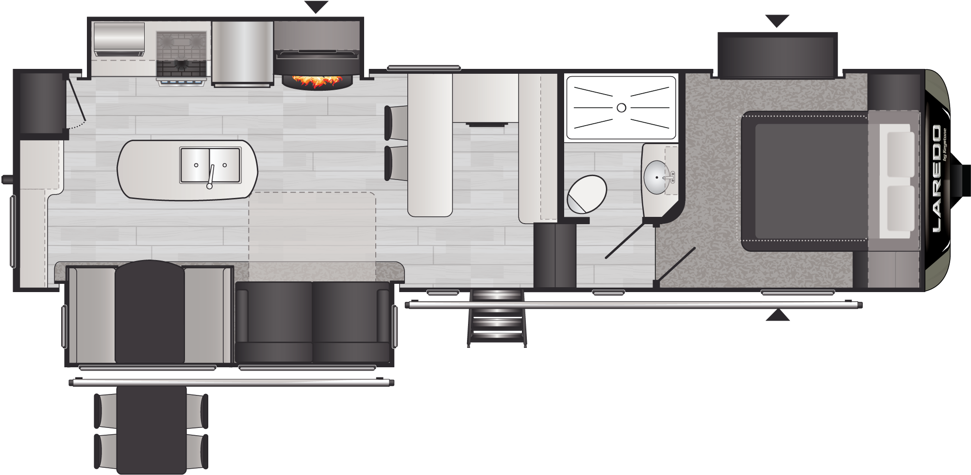Laredo Super Lite 294SBR floorplan