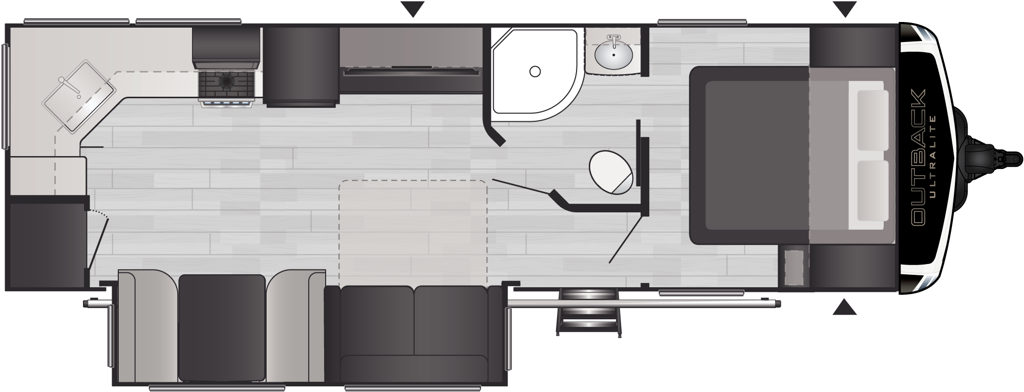 Outback Ultra Lite 260UML floorplan