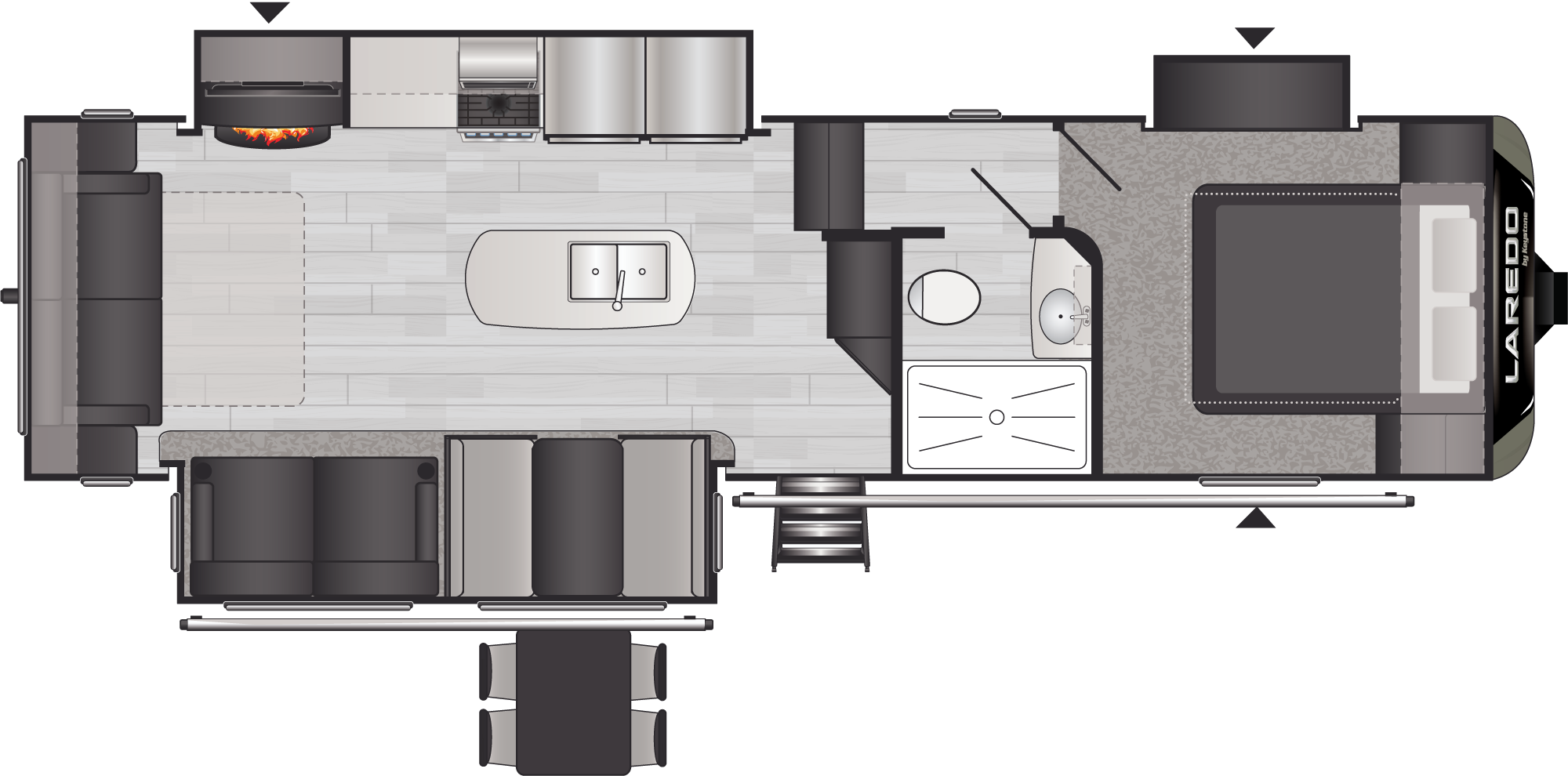 Laredo Super Lite 290SRL floorplan