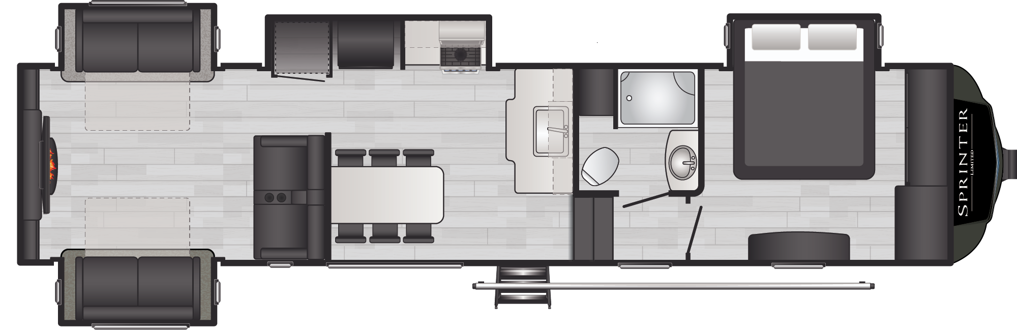 Sprinter Limited 3530DEN floorplan