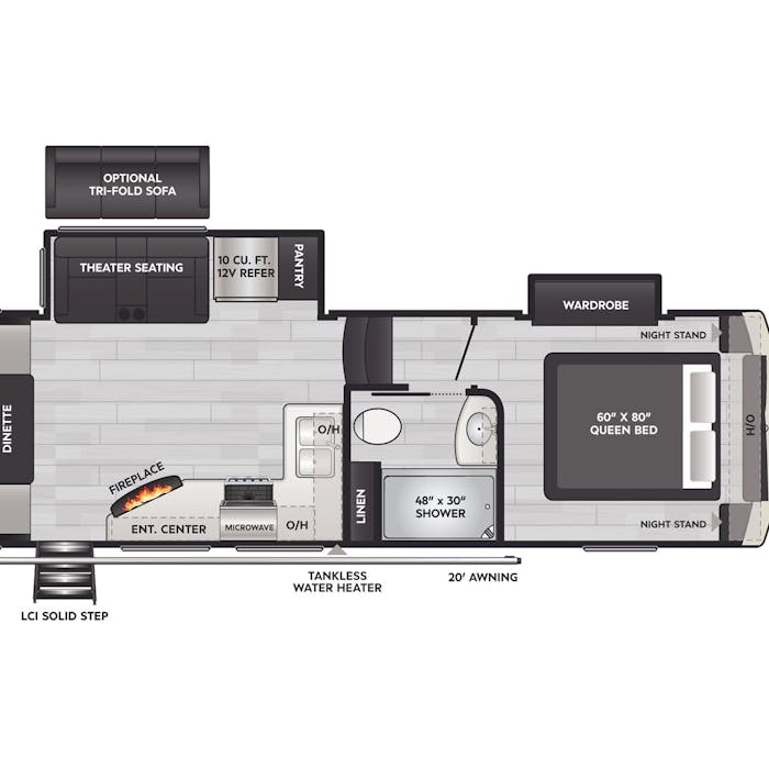 AR 293SLRD Floor plan
