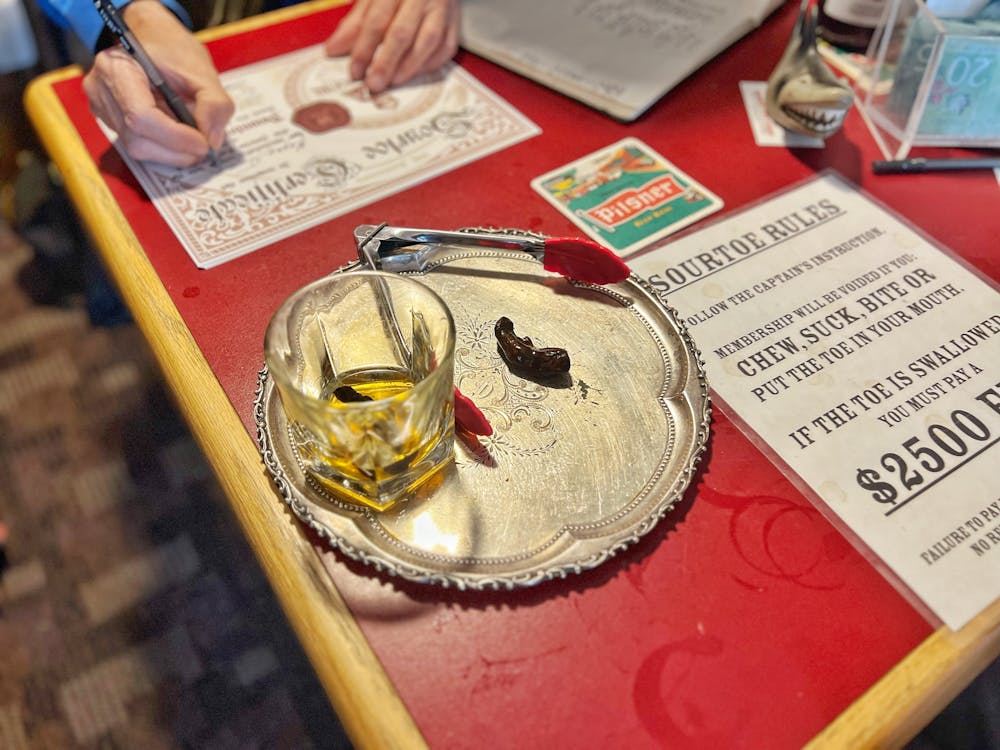 Sourtoe Cocktail at Diamond Tooth Gerties Gambling Hall
