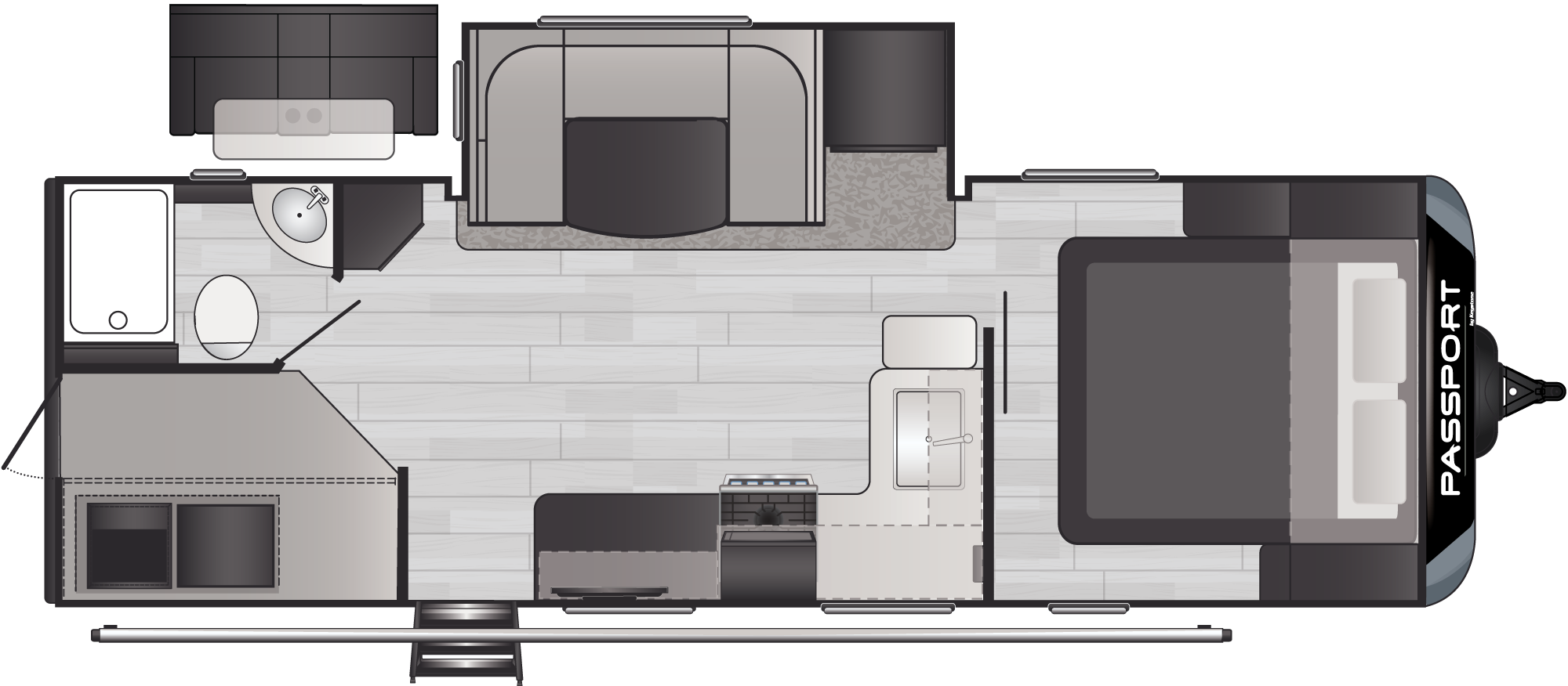 Passport Gt 2401BHWE floorplan