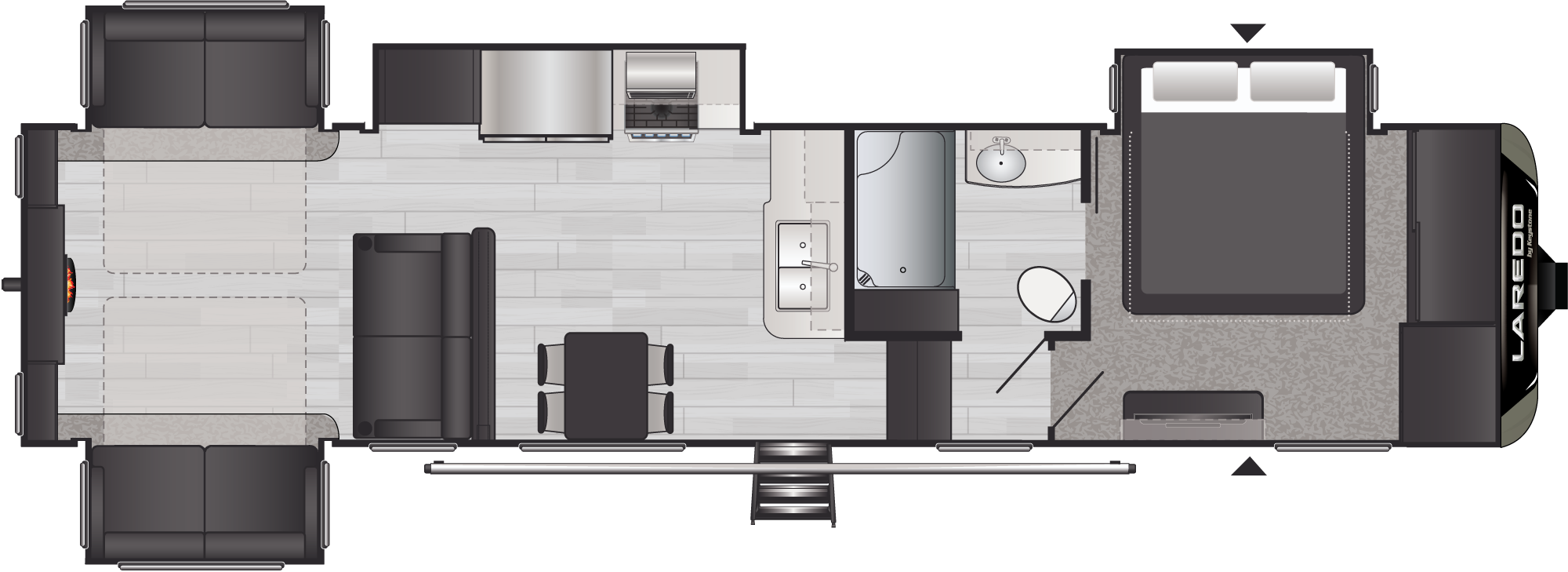 Laredo 342RD floorplan