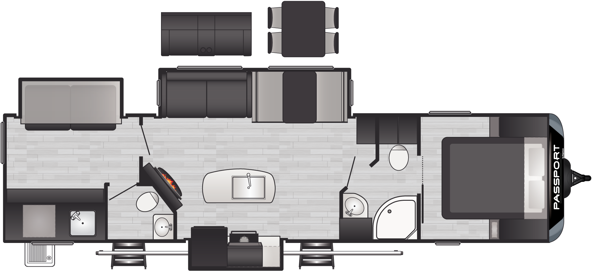 Passport Gt 3300BK floorplan