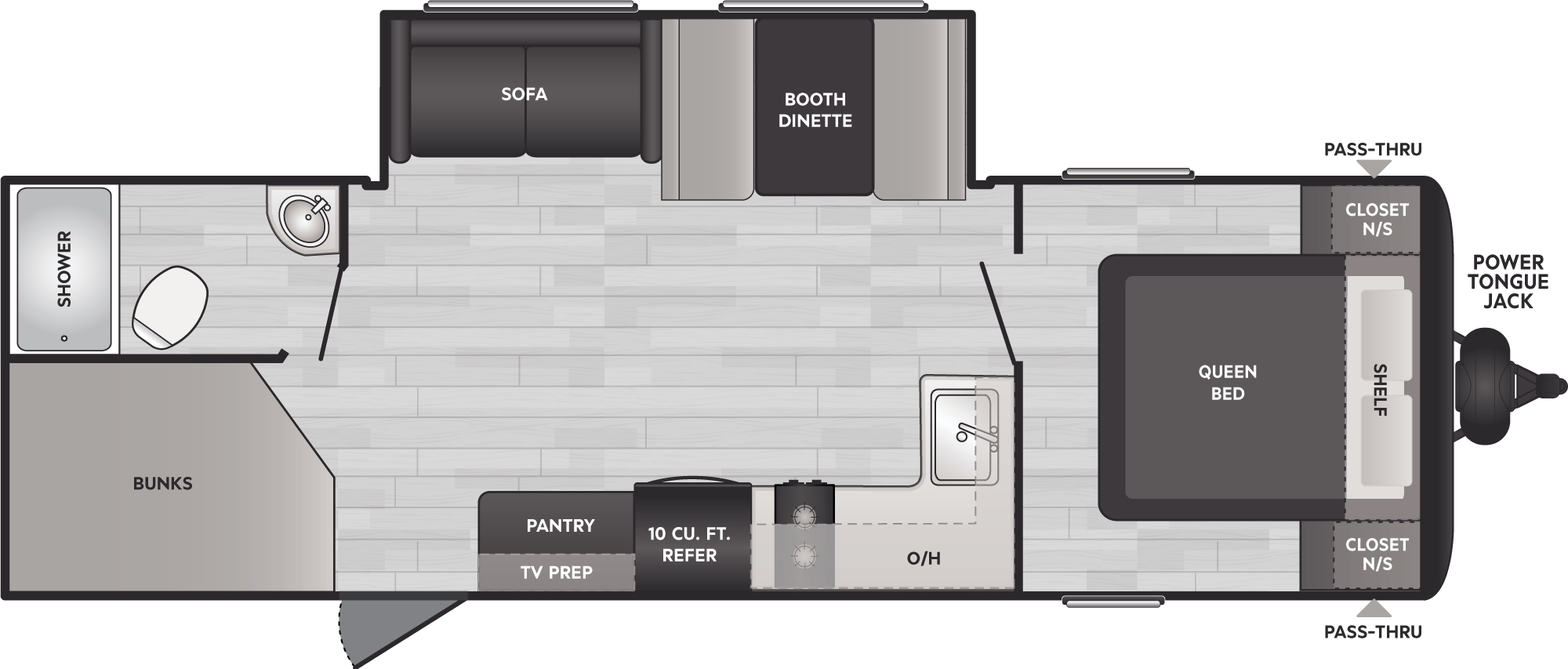 Springdale Classic Double Comfort Travel Trailers - Model 269DBCWE ...