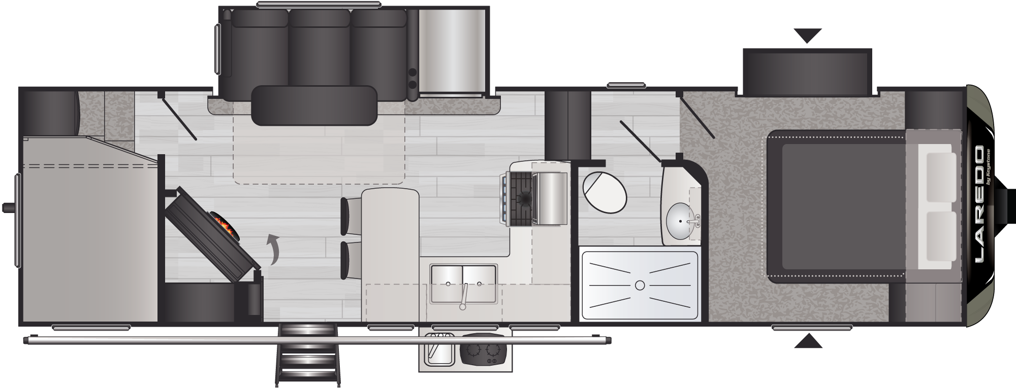 Laredo Super Lite 284SBH floorplan