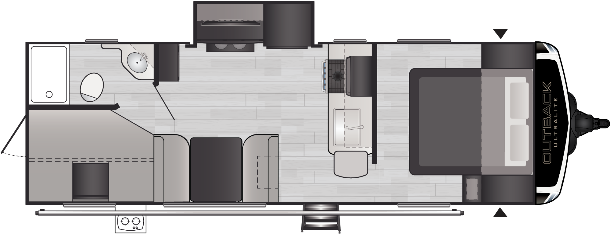 Outback Ultra Lite 244UBH floorplan