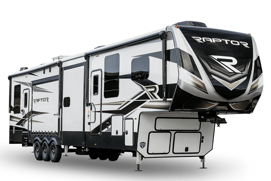 Raptor Toy Hauler Fifth Wheels - Model 441 Floorplan - Keystone RV
