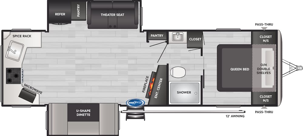 Springdale 281RK Floorplan