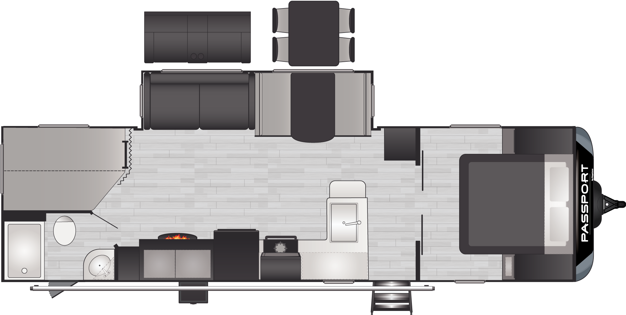 Passport Gt 2900BHWE floorplan