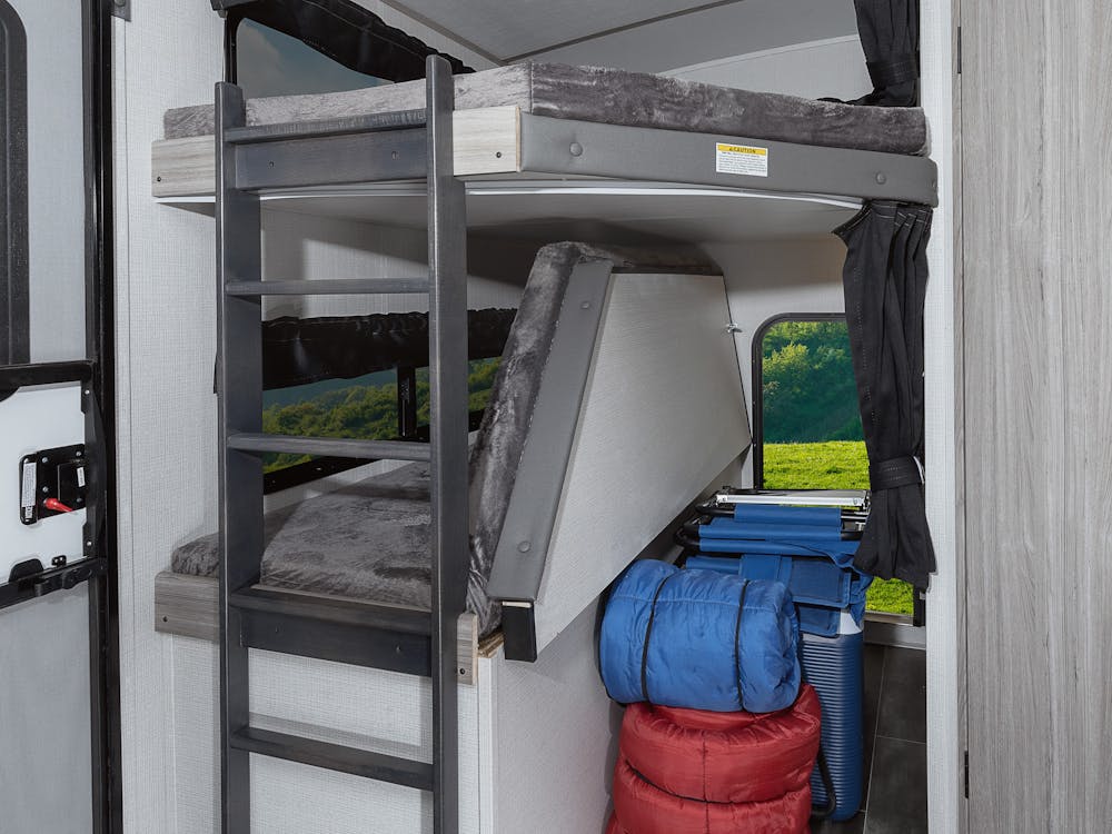 Passport 4210BH Bunk Beds Flipped Up