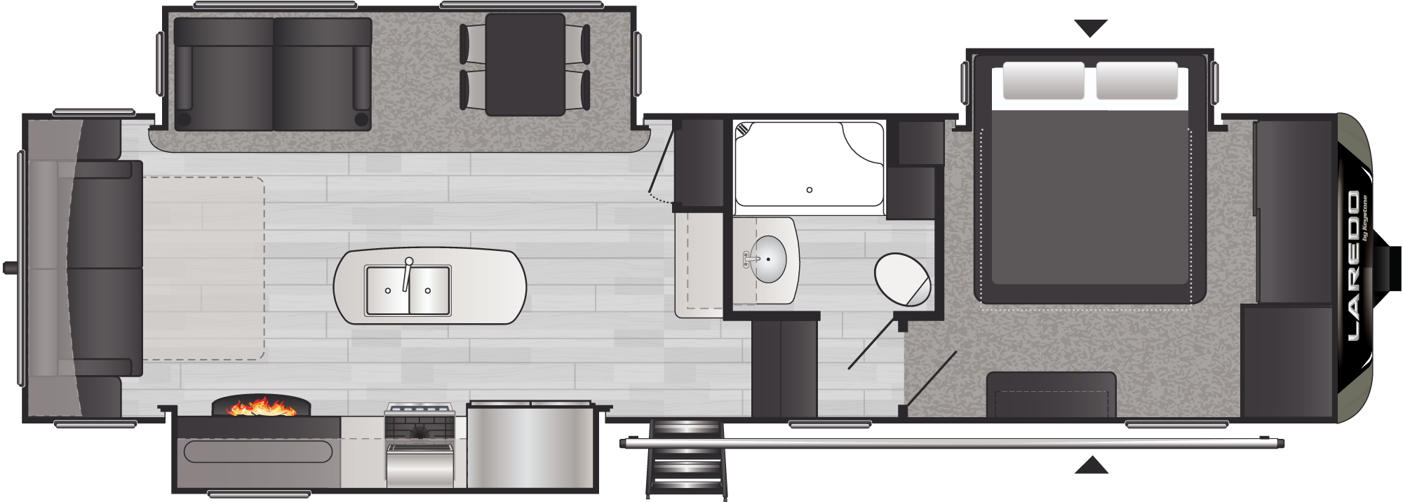 Laredo 310RS floorplan