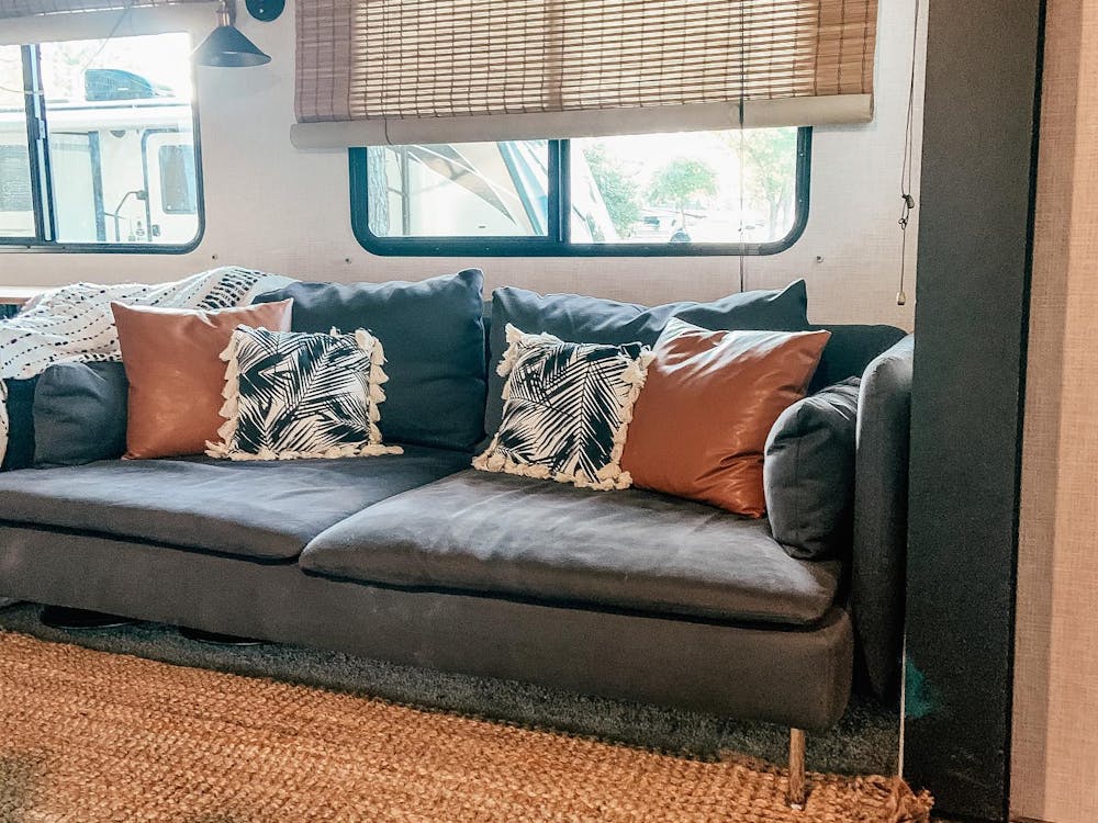 Keystone Bullet travel trailer remodel interior