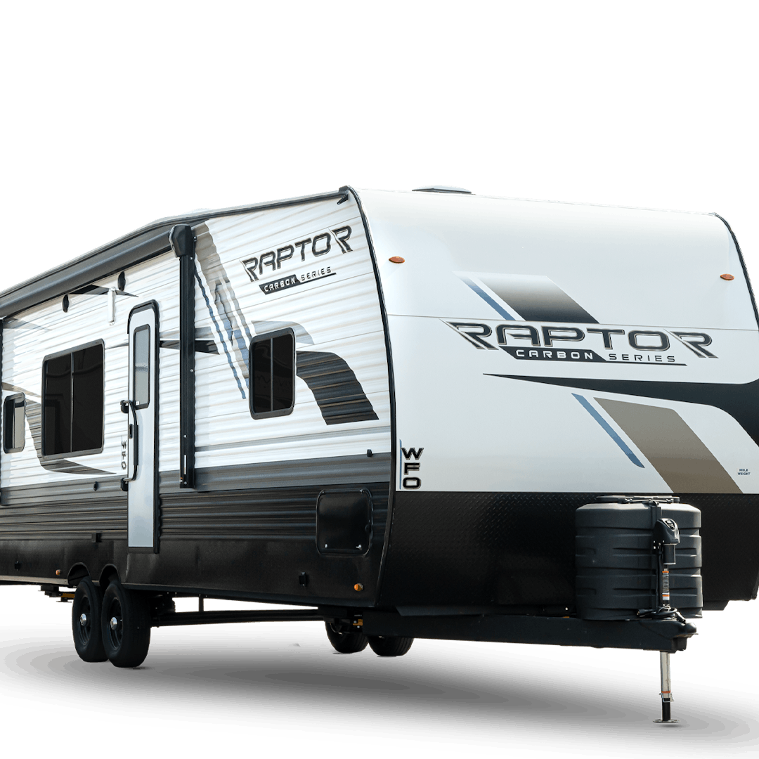 Raptor Carbon Series AluminumSidewall Affordable Toy Hauler RVs
