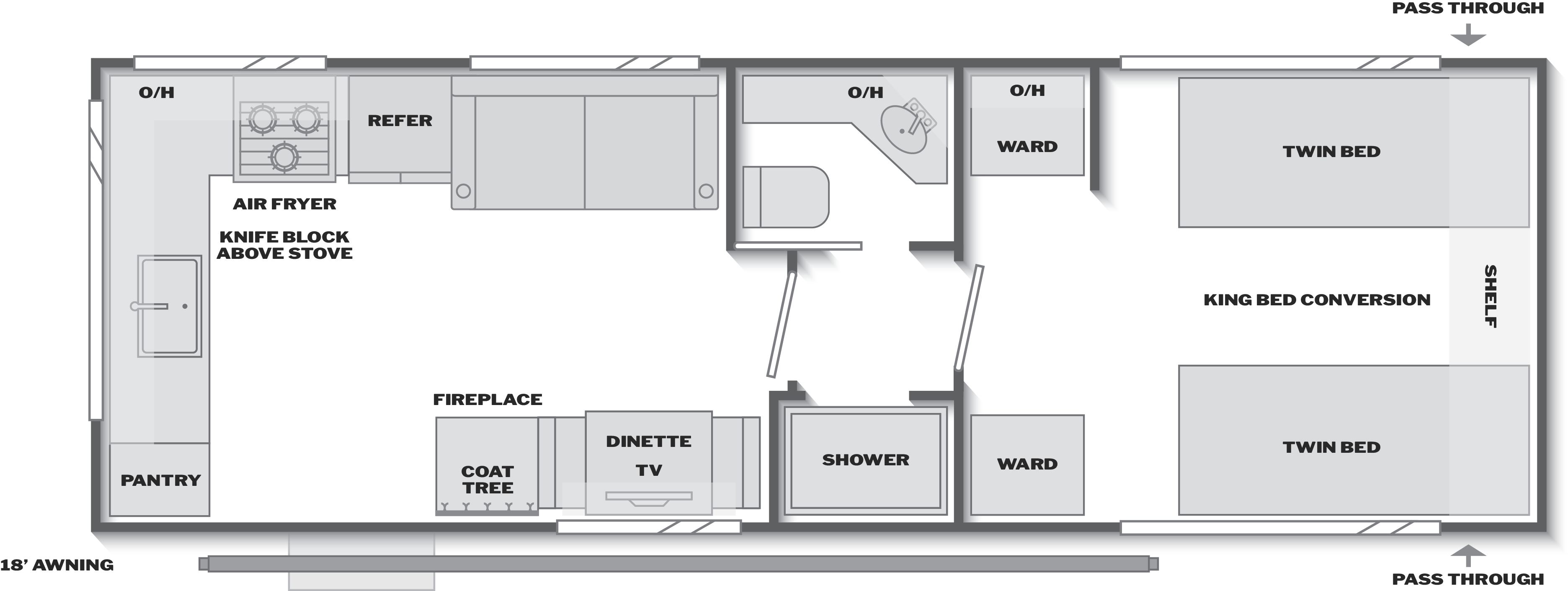 Coleman Lantern 25RK floorplan