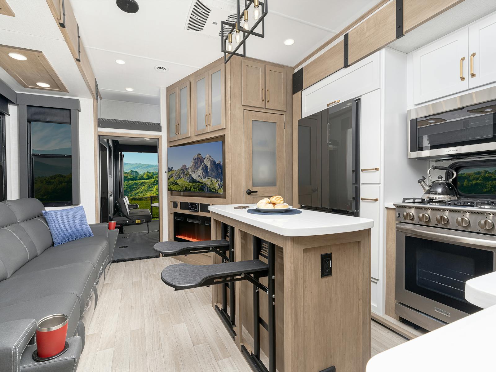 Raptor Toy Hauler Fifth Wheels - Model 433 Floorplan - Keystone RV