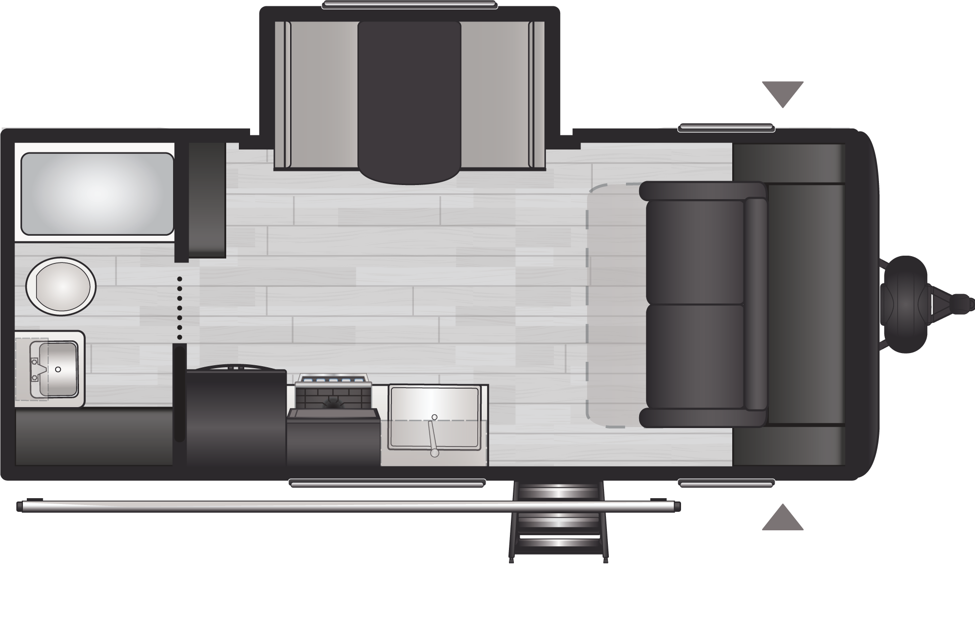 Coleman Archives 1855RB floorplan
