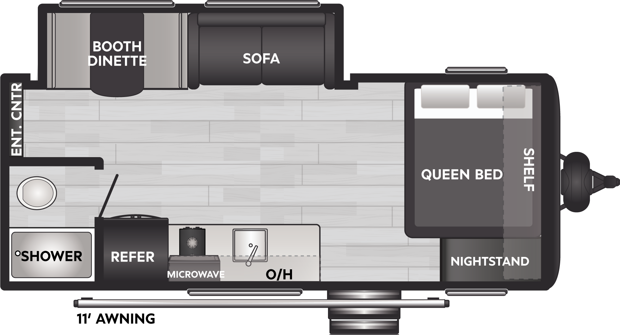 2025 Keystone Coleman Archives 18FQ floorplan diagram
