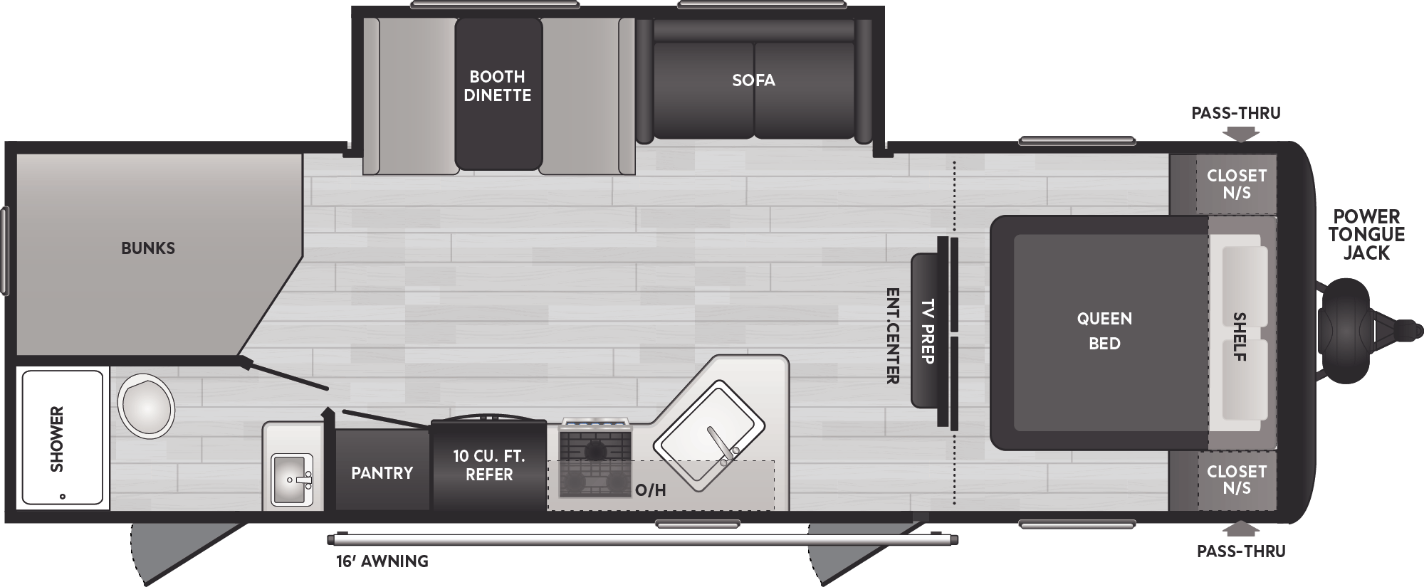 Springdale Classic Double Comfort Travel Trailers - Model 261BHC ...