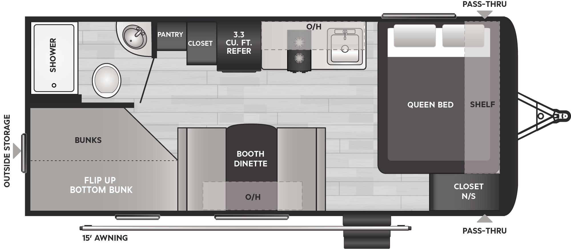 Springdale Classic Single Comfort Travel Trailers - Model 2010BH ...