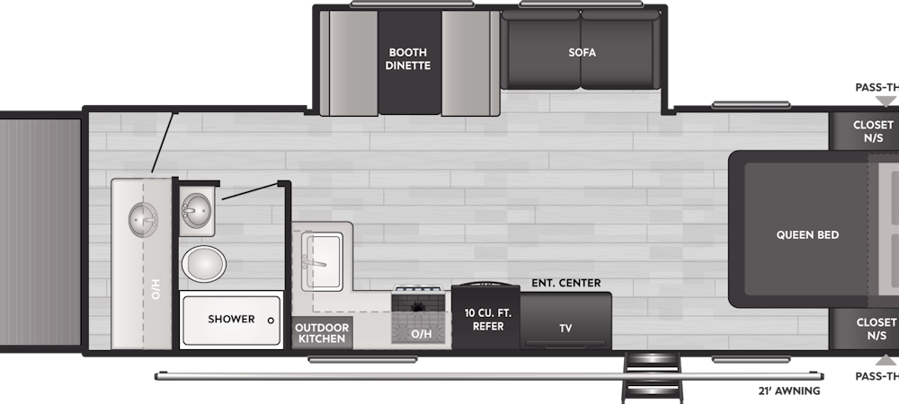 Springdale 266DECK Floorplan Drawing