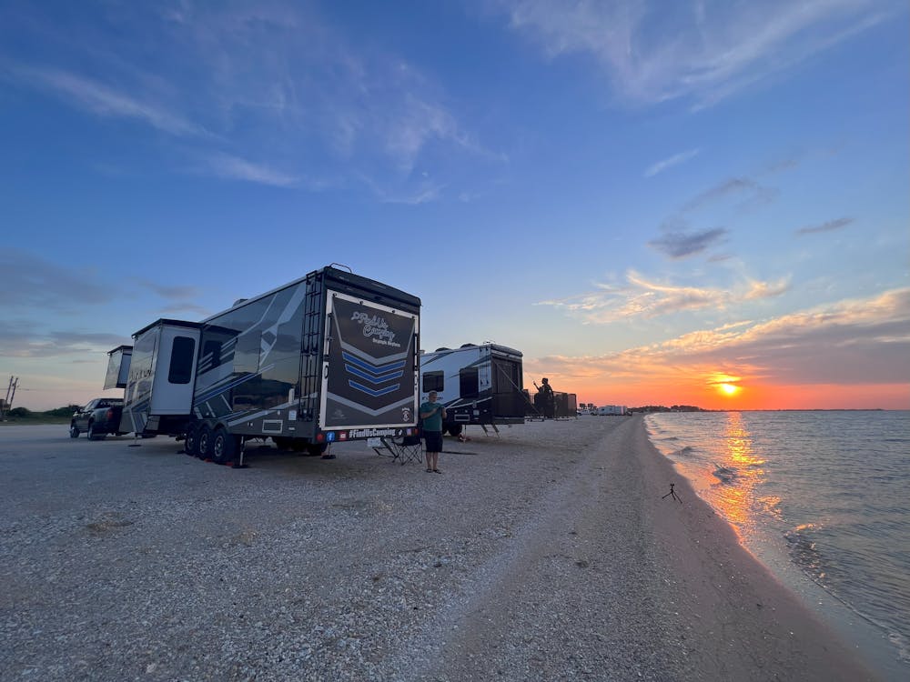 Find Us Camping and Fuzion Boondocking on Ocean Beach
