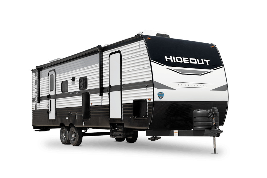 Hideout Comfort Travel Trailers - Model 28BUS Floorplan - Keystone RV