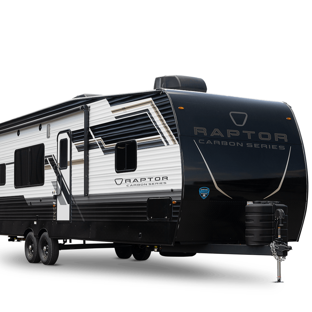 Raptor Carbon Series AluminumSidewall Affordable Toy Hauler RVs