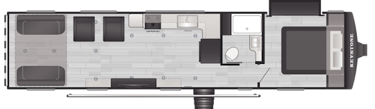 Floorplan of RV model 310