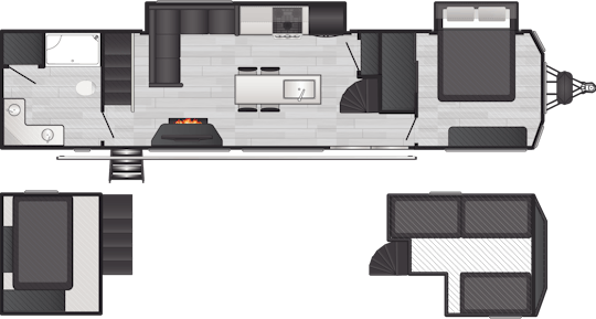 Floorplan of RV model NOVA