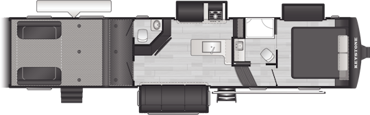 Floorplan of RV model 367
