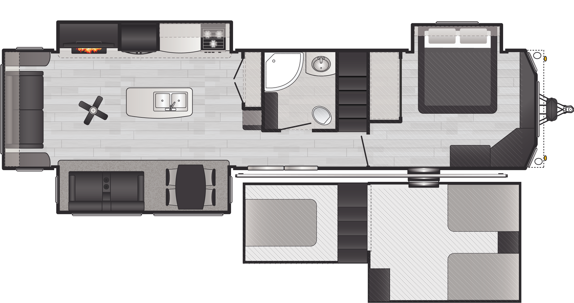 Retreat 39FLFT floorplan