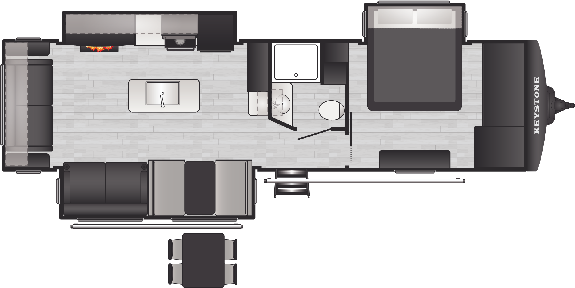 Passport Sl 3100RE floorplan