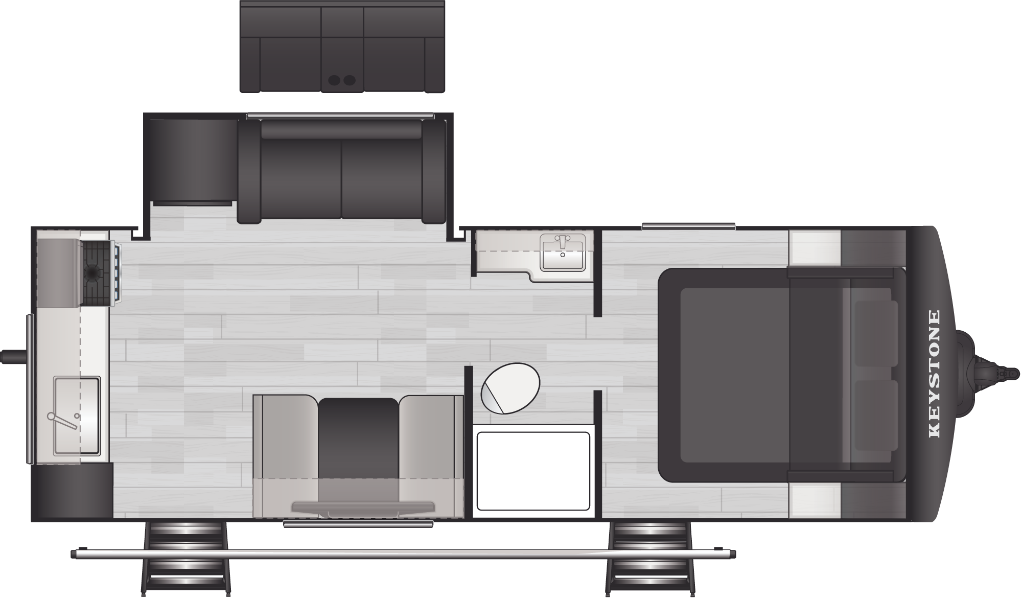 Cougar Western Elevation 22RKWE floorplan