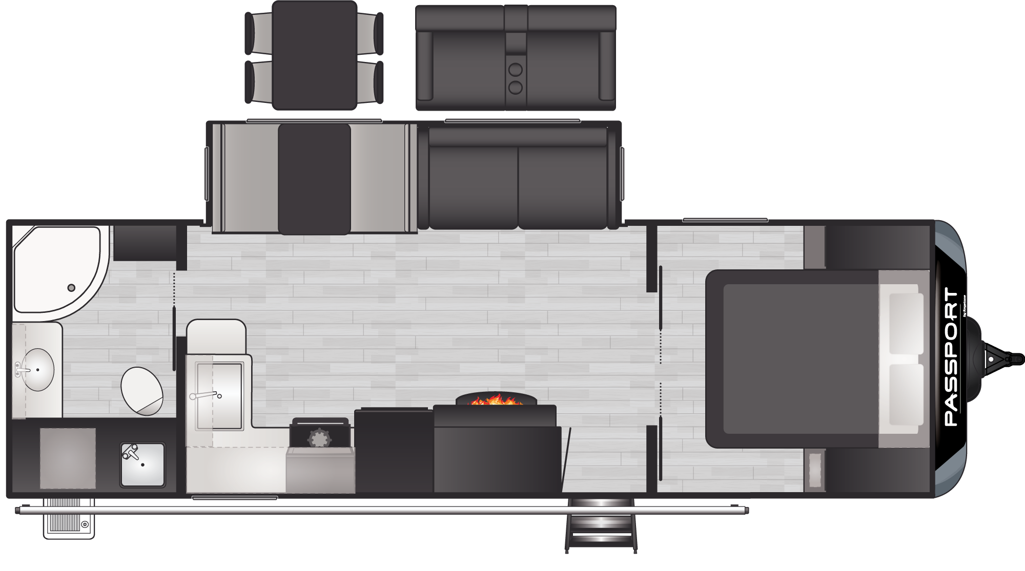 Passport Gt 2605RB floorplan