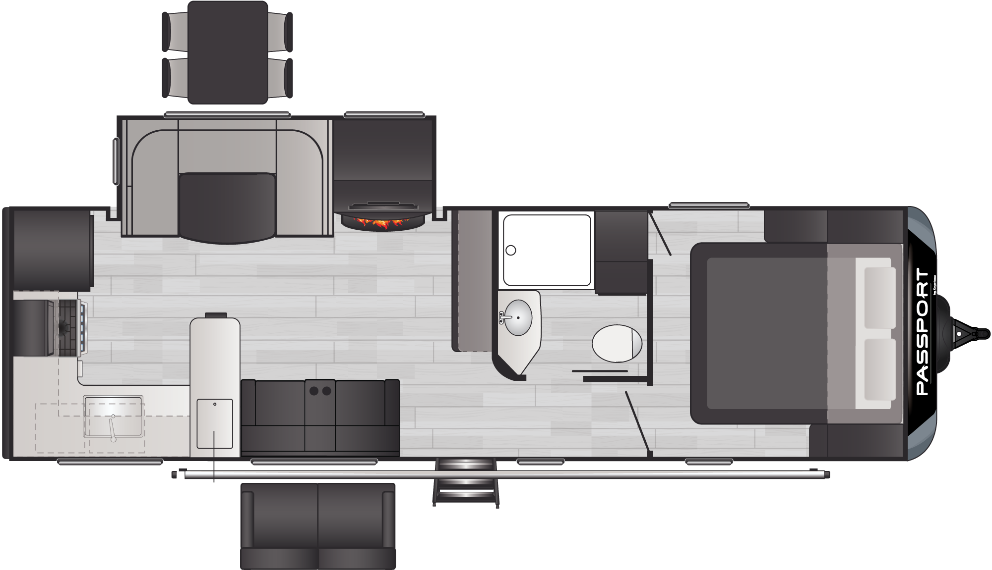 Passport Gt 2704RKWE floorplan