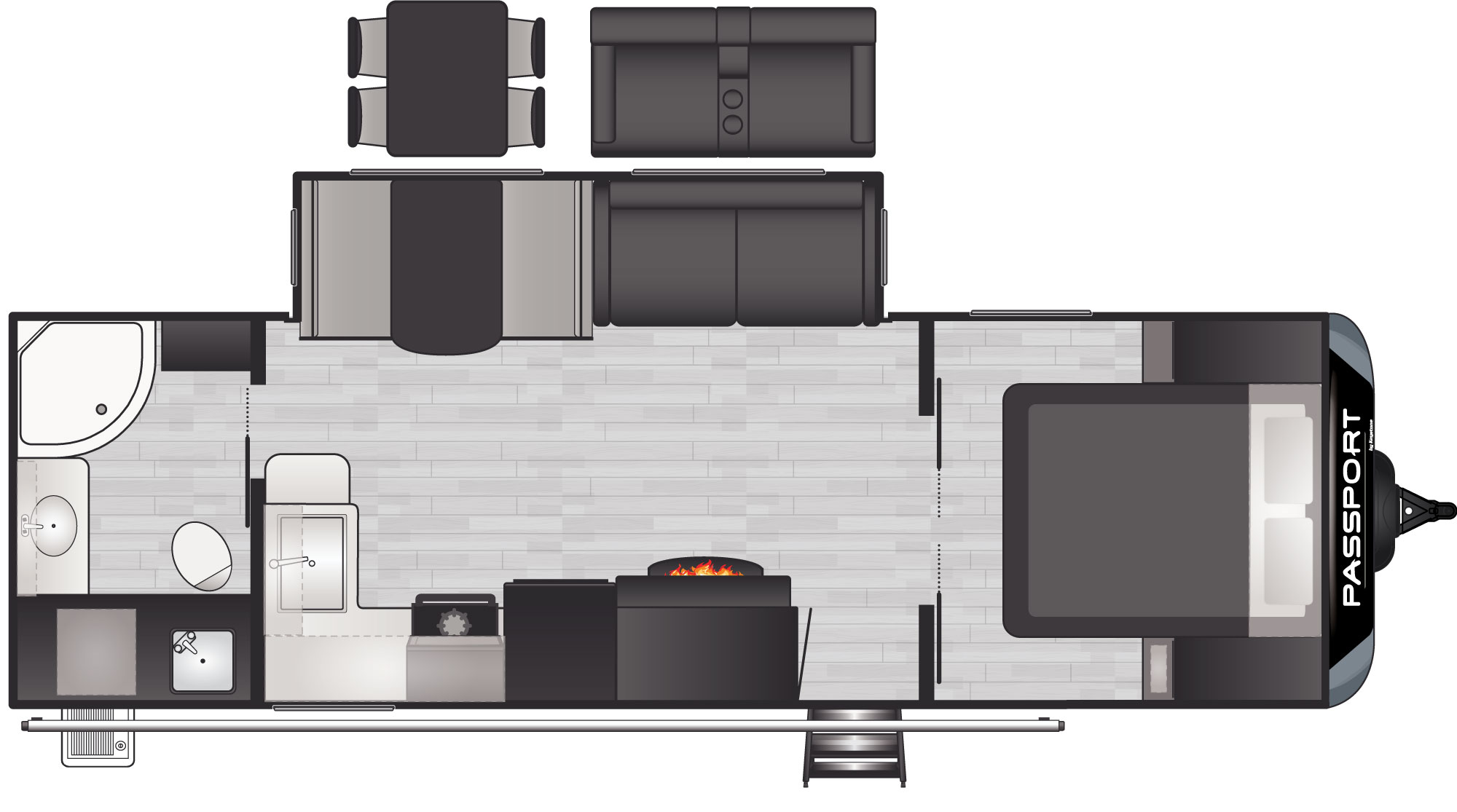 Passport Gt 2605RBWE floorplan