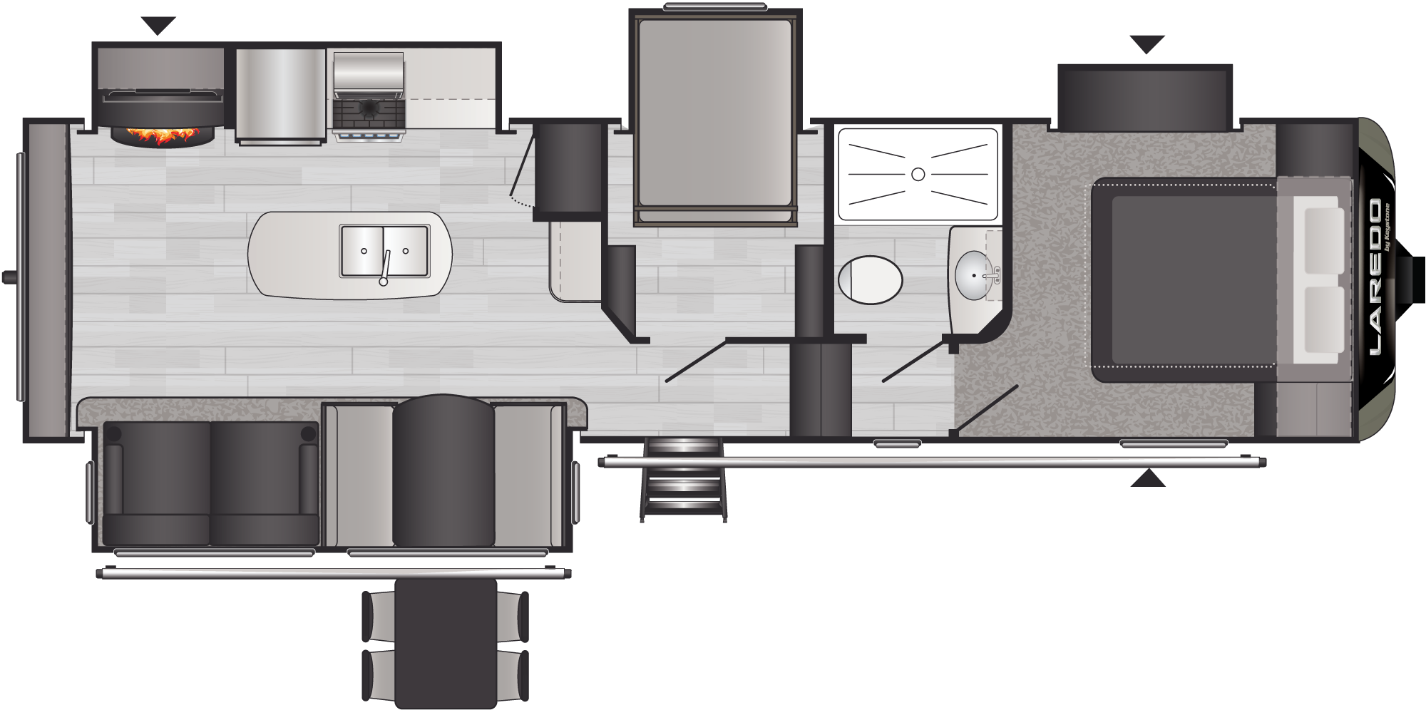 Laredo Super Lite 296SBH floorplan