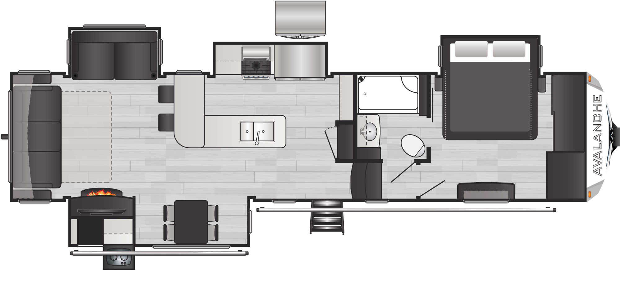 Avalanche 338GK floorplan