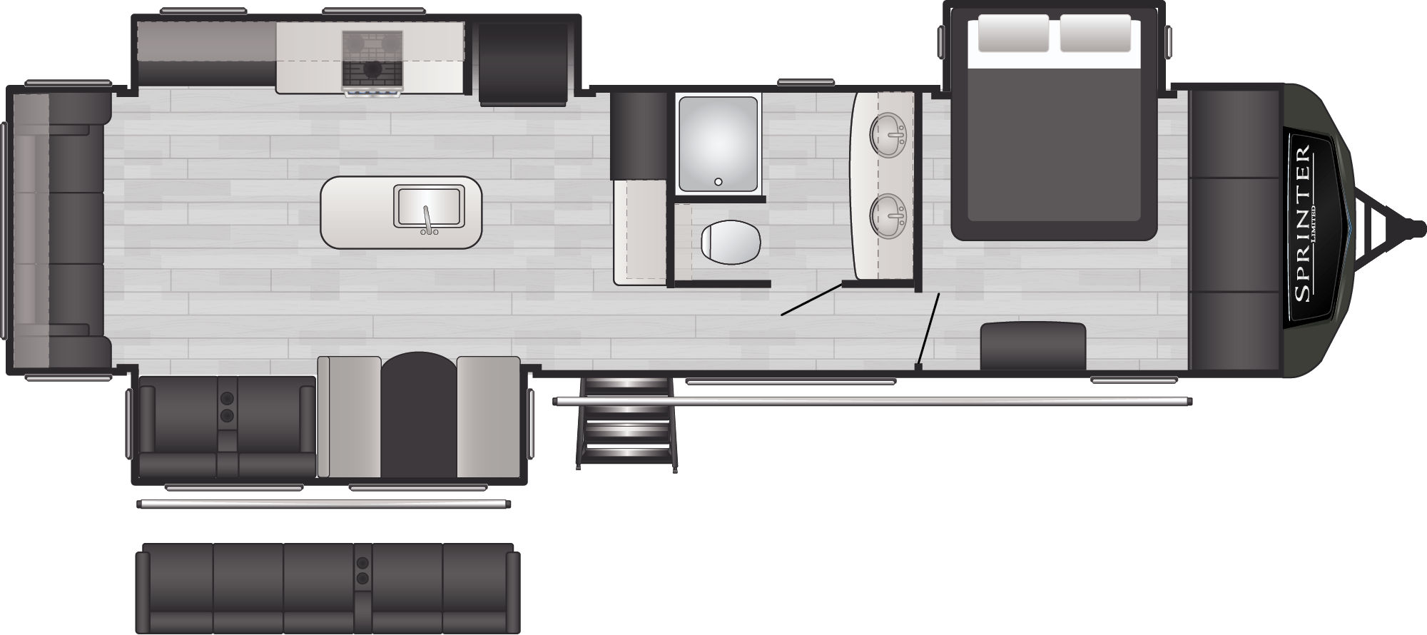 Sprinter Limited 360RLS floorplan