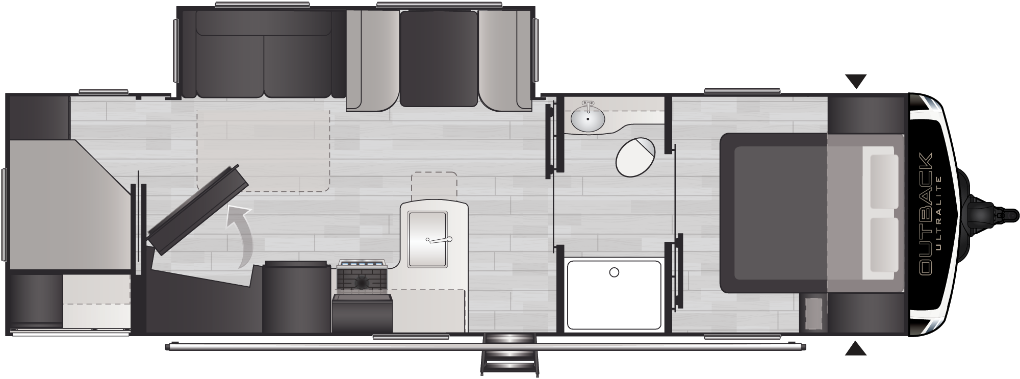 Outback Ultra Lite 291UBH floorplan