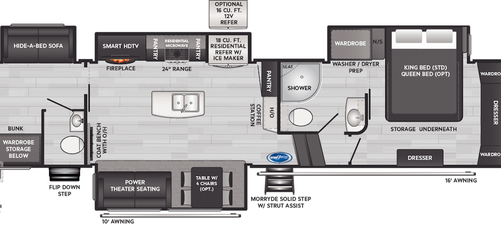Montana High Country 389BH Floorplan